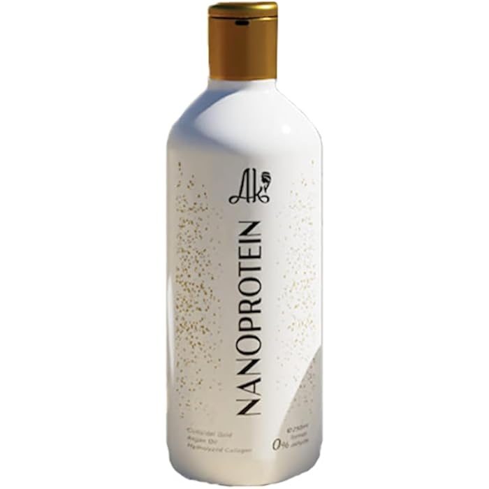 AK cosmetics Nanoprotein Hair Straightener with gold nitrate - 250 ml